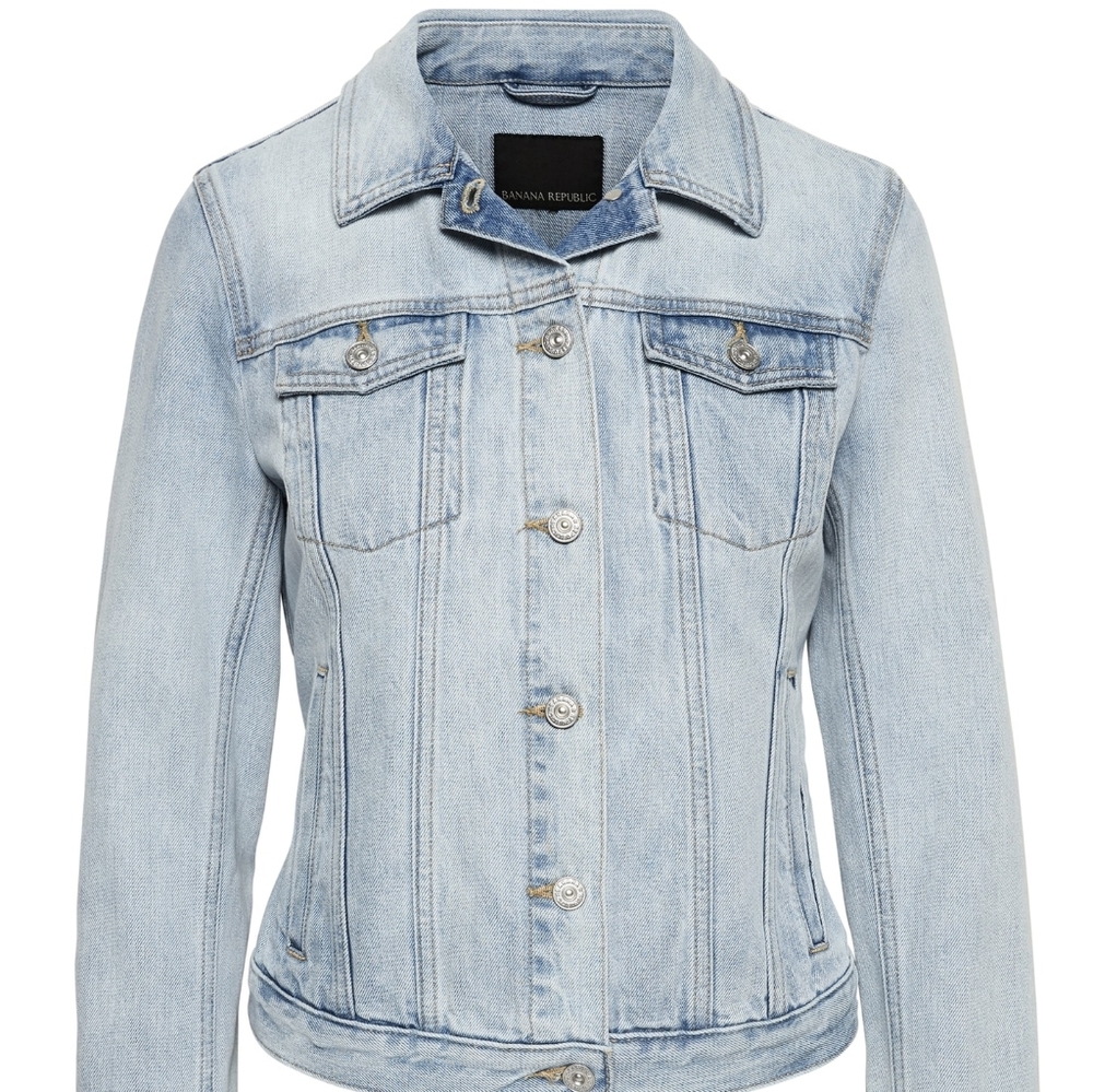 Banana Republic Vintage Denim Jean Trucker Jacket
